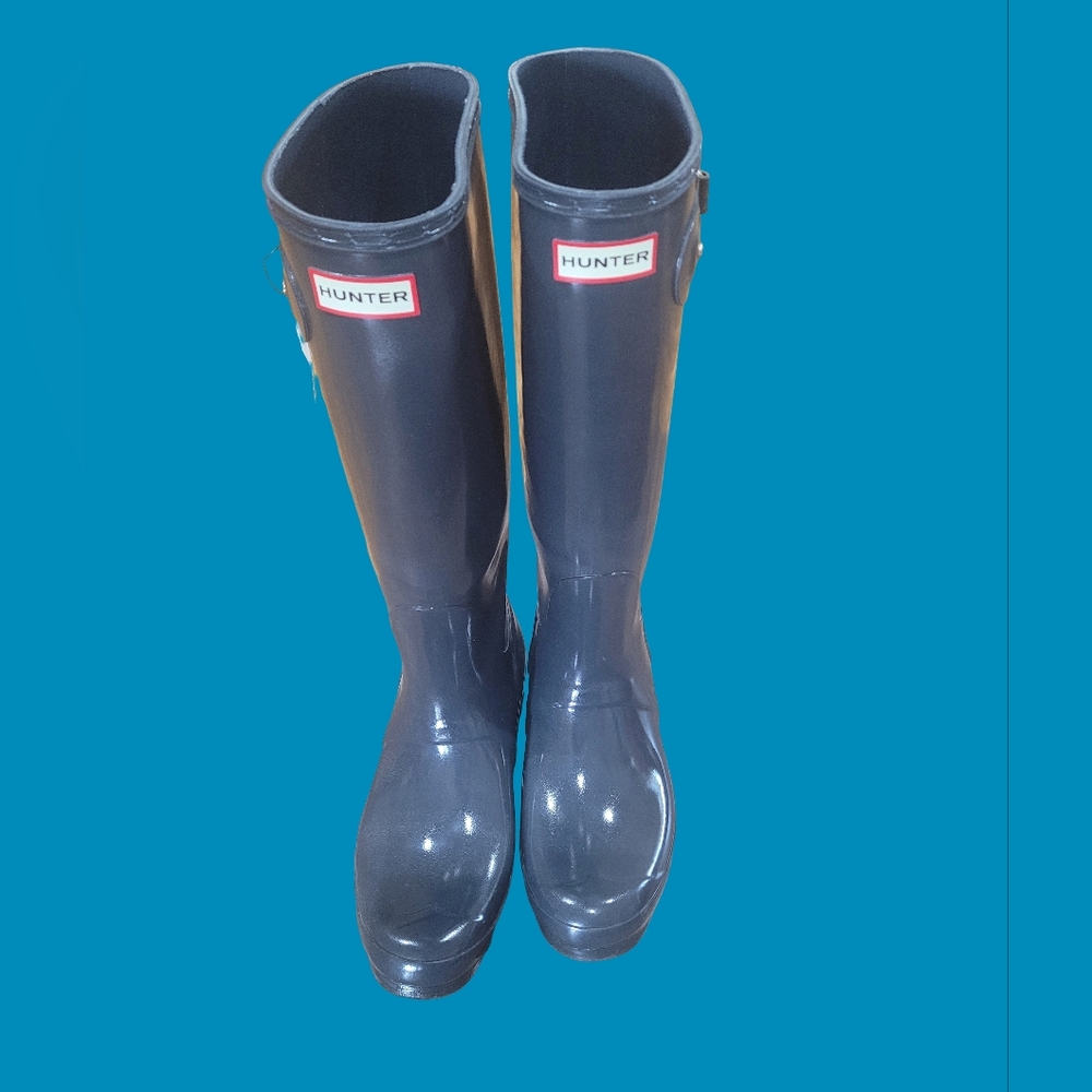Hunter Black Waterproof Boots